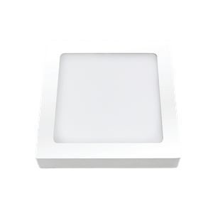 Luminária Led Comercial Plafon Quadrado Sobrepor Branco Bivolt 6400k 18w - 03215 - Ourolux