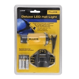 Lanterna Capacete Led Amarelo/Preto 3x AAA - L206 - FLUKE