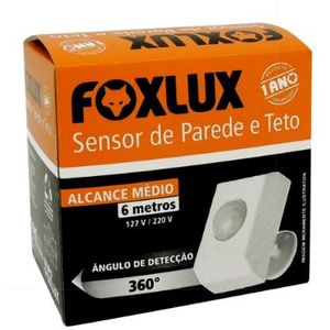 Sensor Presença Sobreposta (Teto) Bivolt 6 M Angulo 360 G - FXST - Foxlux