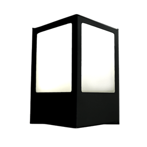 Luminária Arandela Triangular Branca 1 Lâmpada Fluorescente (Não Inclusa) 20 W E-27 - BOLT 284 - IDEAL ILUMINAÇÃO