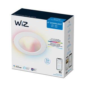 Painel de Embutir Downlight Philips Wiz Smart Wifi 19cm 127V