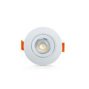 Luminária LED Comercial Spot Circular Embutir Branco 3000k 3w - 5611 - Ourolux