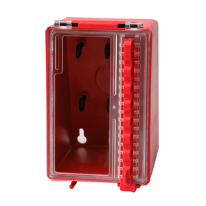 Mini Caixa Travamento Fixo Plástico Vermelha 50938 - BRADY
