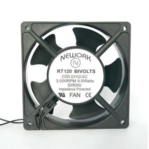 Ventilador Radial Embutir Nylon Bivolt RT120 53102EC - NEWORK