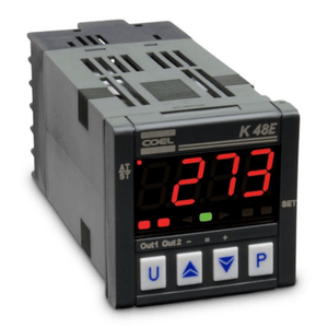 Controlador Temperatura Digital 5 A 50 Graus Celsius 2 Saidas 100 - 240 Vca 48x48 Mm - K48EHCRRP - COEL