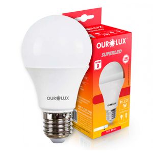Lâmpada LED Bulbo A60 E27 6500K 12W 110/240V 20041 - OUROLUX