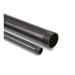 Eletroduto-Rigido-Nao-Metalico-PVC-Preto-Com-Rosca-1-1-2-3000mm-ECEDV13-ELECON