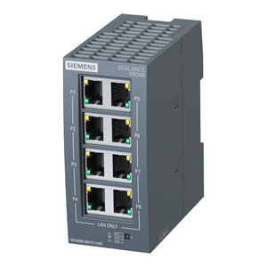 Switch 10/100 Mbit/S Ethernet 8 Portas Rj45 Scalance Xb008 - 6GK50080BA101AB2 - SIEMENS